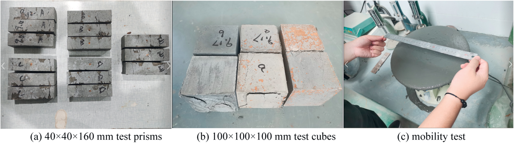 Mechanical properties of an improved grout for cementitious precast ...