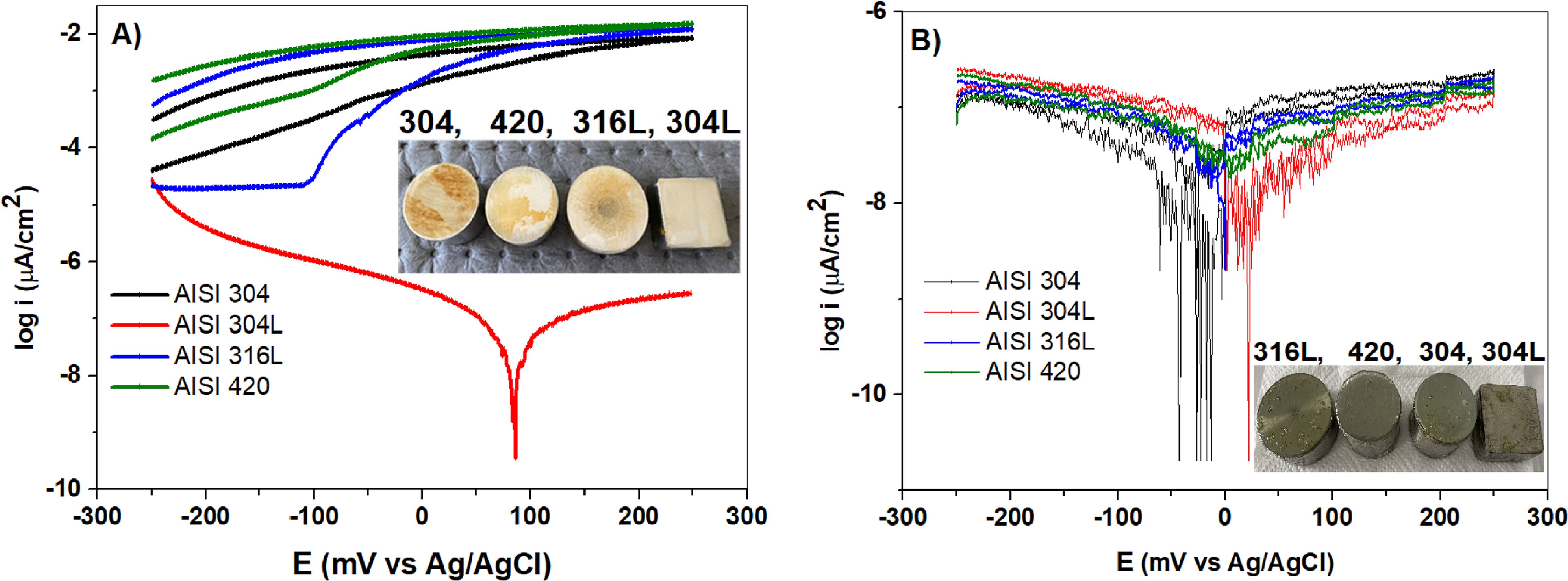 Driving forces in the corrosion dynamics of stainless steels in ...