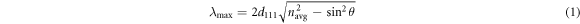 Equation (1)