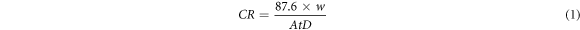Equation (1)