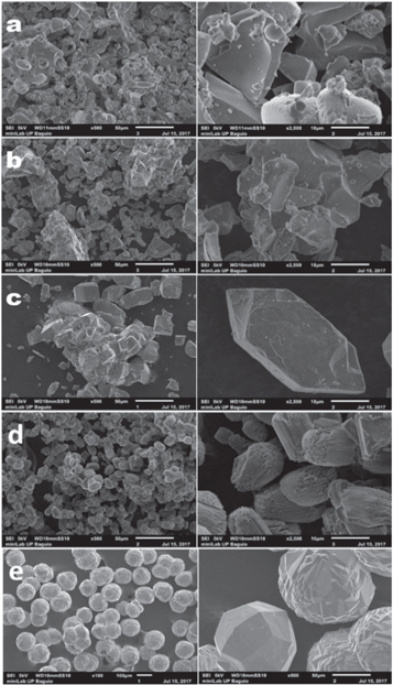 Synthesis and characterization of mordenite-type zeolites with varying ...