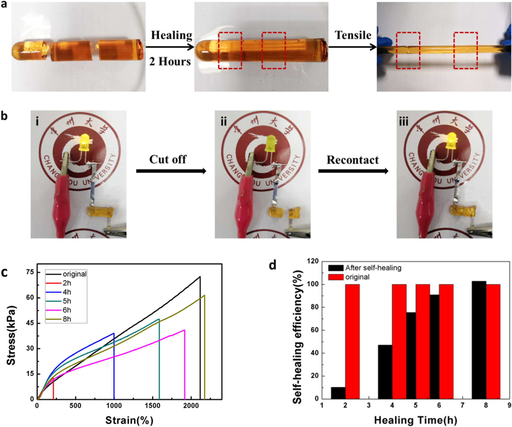 Conductive double-crosslinked network hydrogel with superior ...
