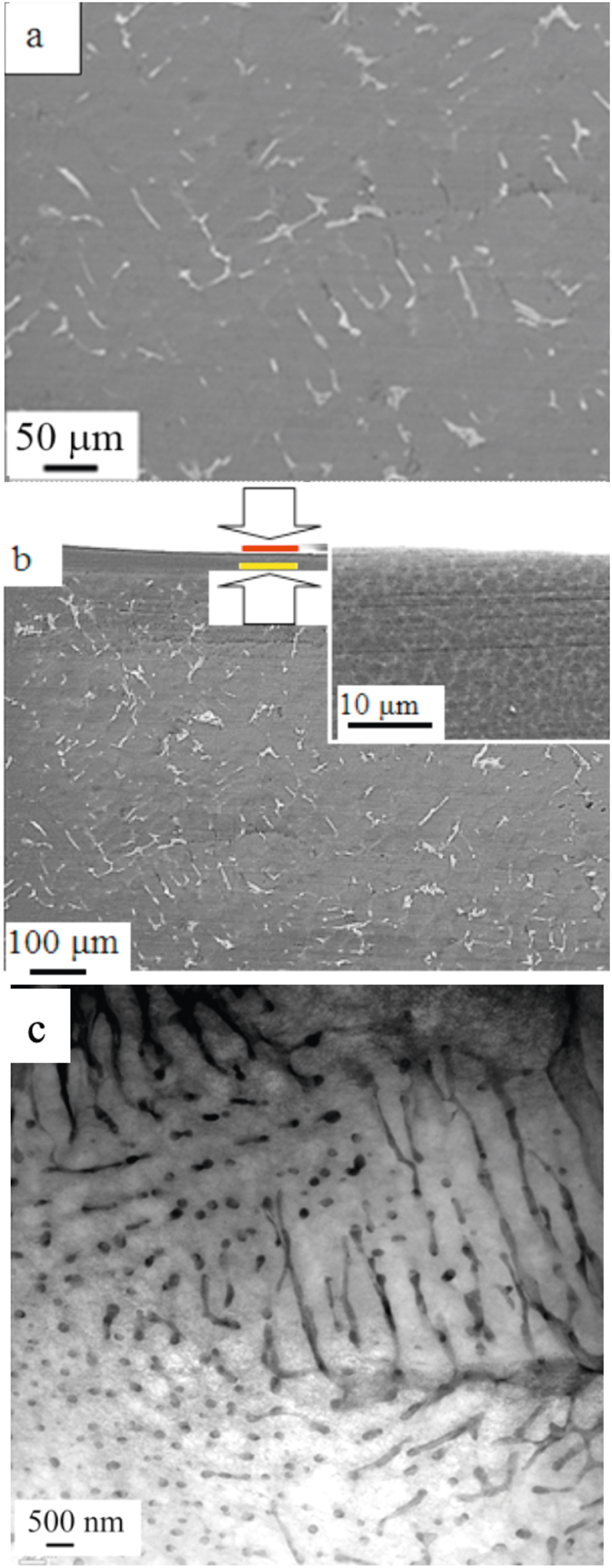 Silumin Structure Disintegration mechanism of second phase particles under electron beams ...