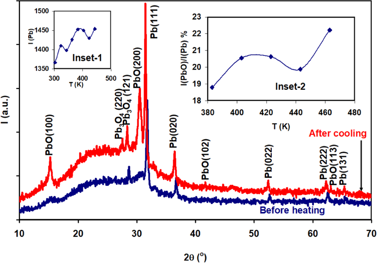 In situ monitoring of heat assisted oxidation and its