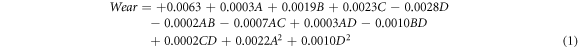 Equation (1)