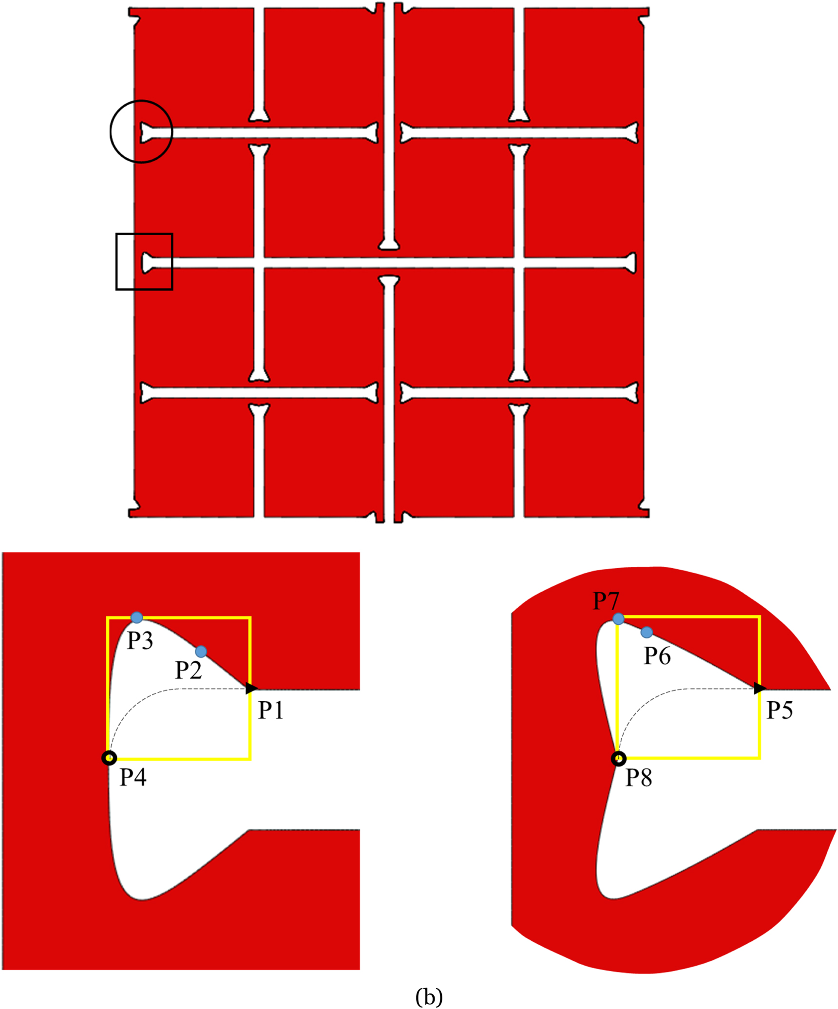 Large deformation shape optimization of cut-mediated soft mechanical ...