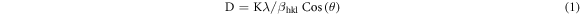 Equation (1)