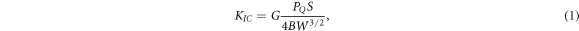 Equation (1)
