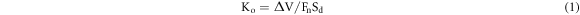Equation (1)