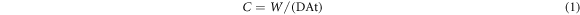 Equation (1)