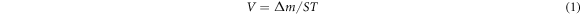 Equation (1)