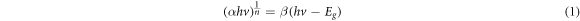 Equation (1)