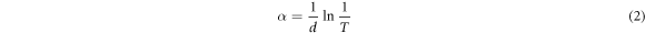 Equation (2)
