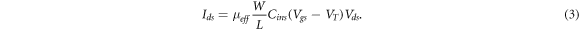Equation (3)