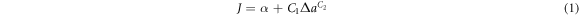 Equation (1)
