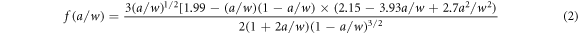 Equation (2)