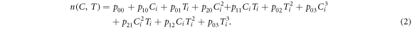 Equation (2)