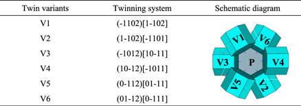 Effect of initial texture on the {10–12} twinning variants selection ...