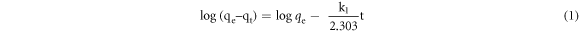 Equation (1)