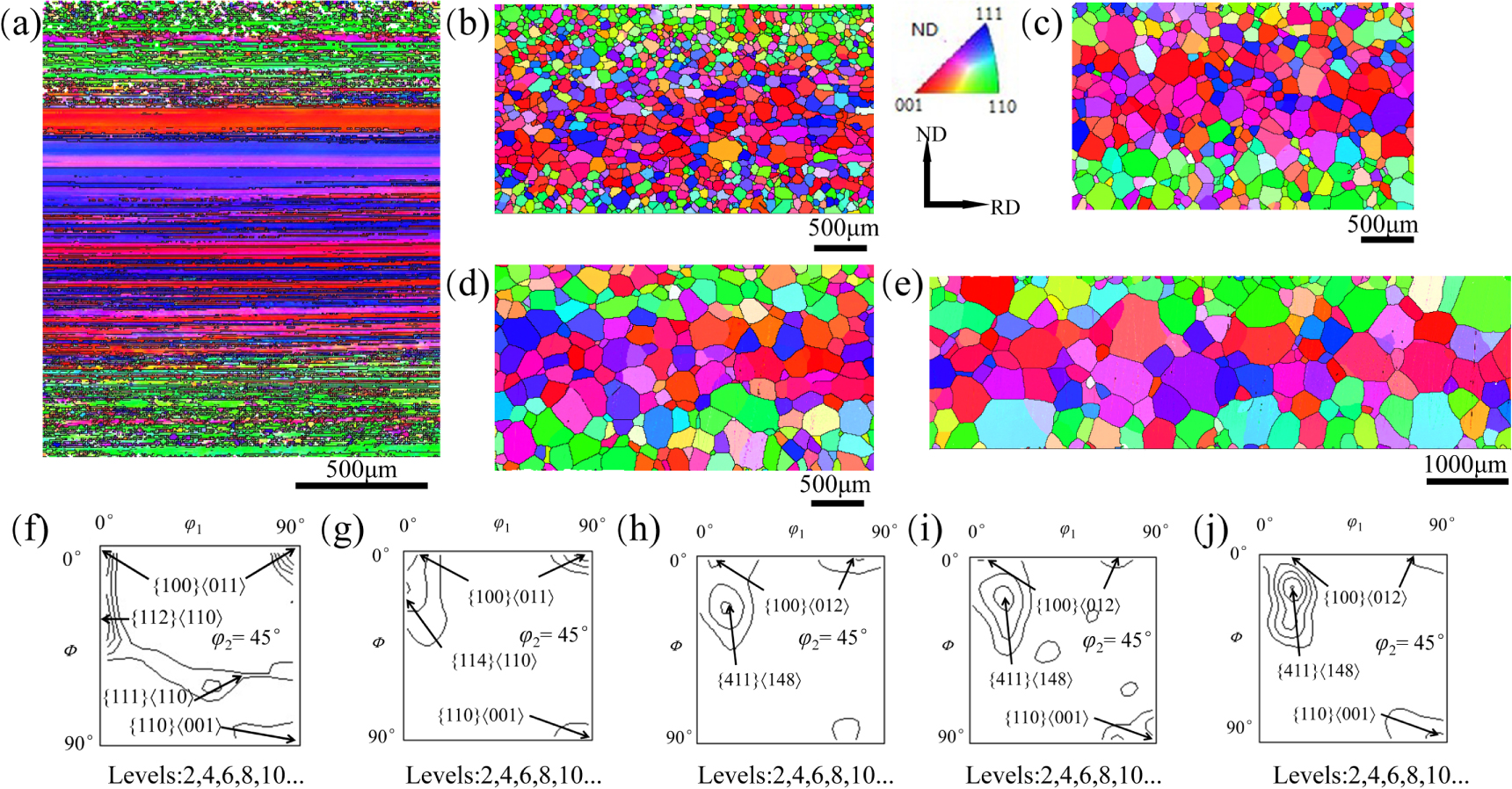 The effect of grain size before cold rolling on the magnetic properties ...