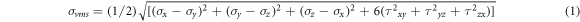 Equation (1)
