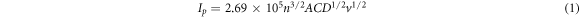 Equation (1)