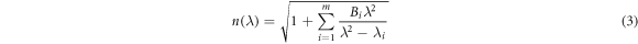 Equation (3)