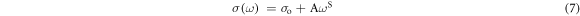 Equation (7)