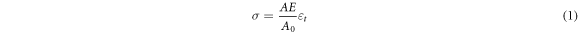 Equation (1)