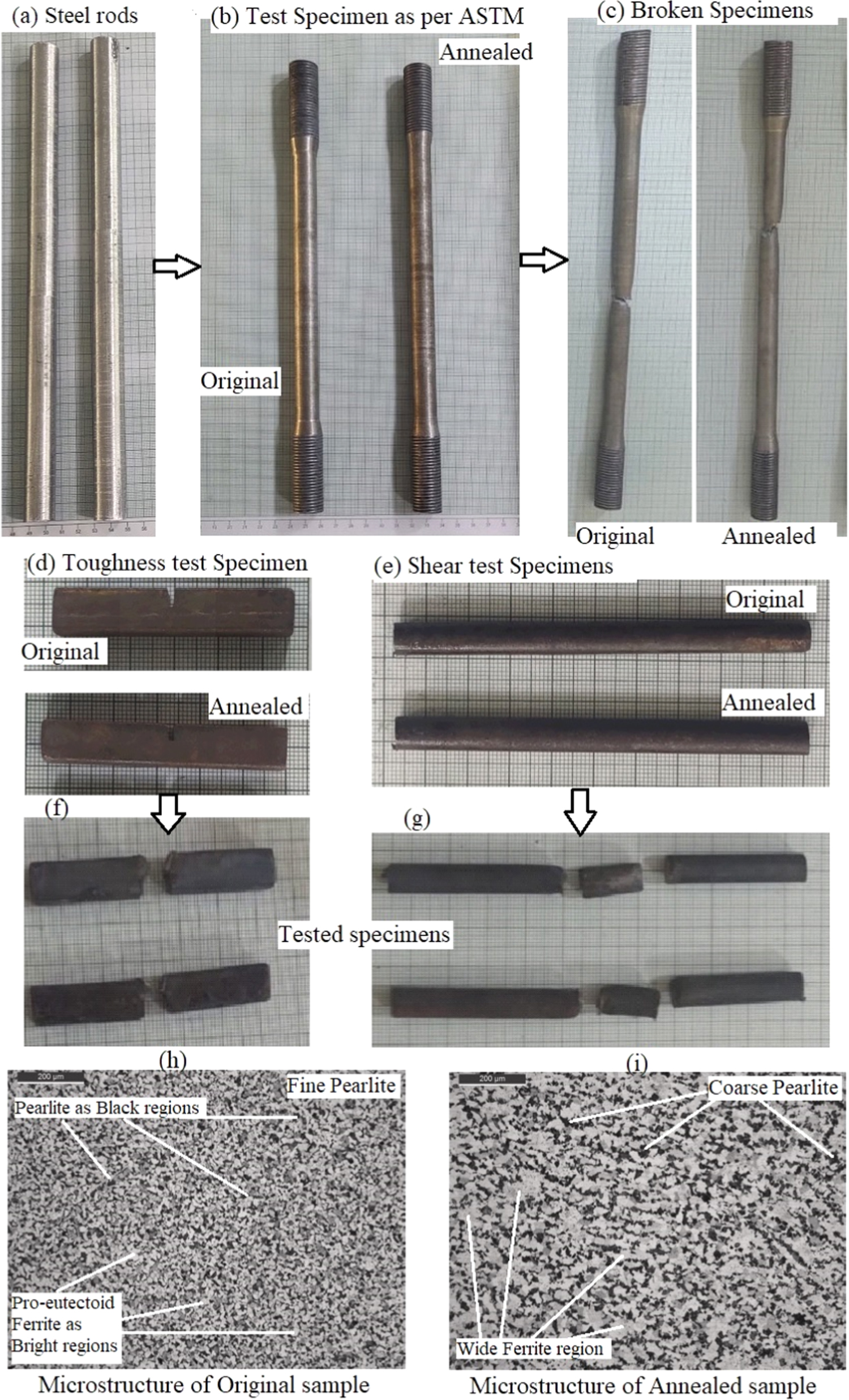 Fractography analysis into low-C steel undergone through various ...