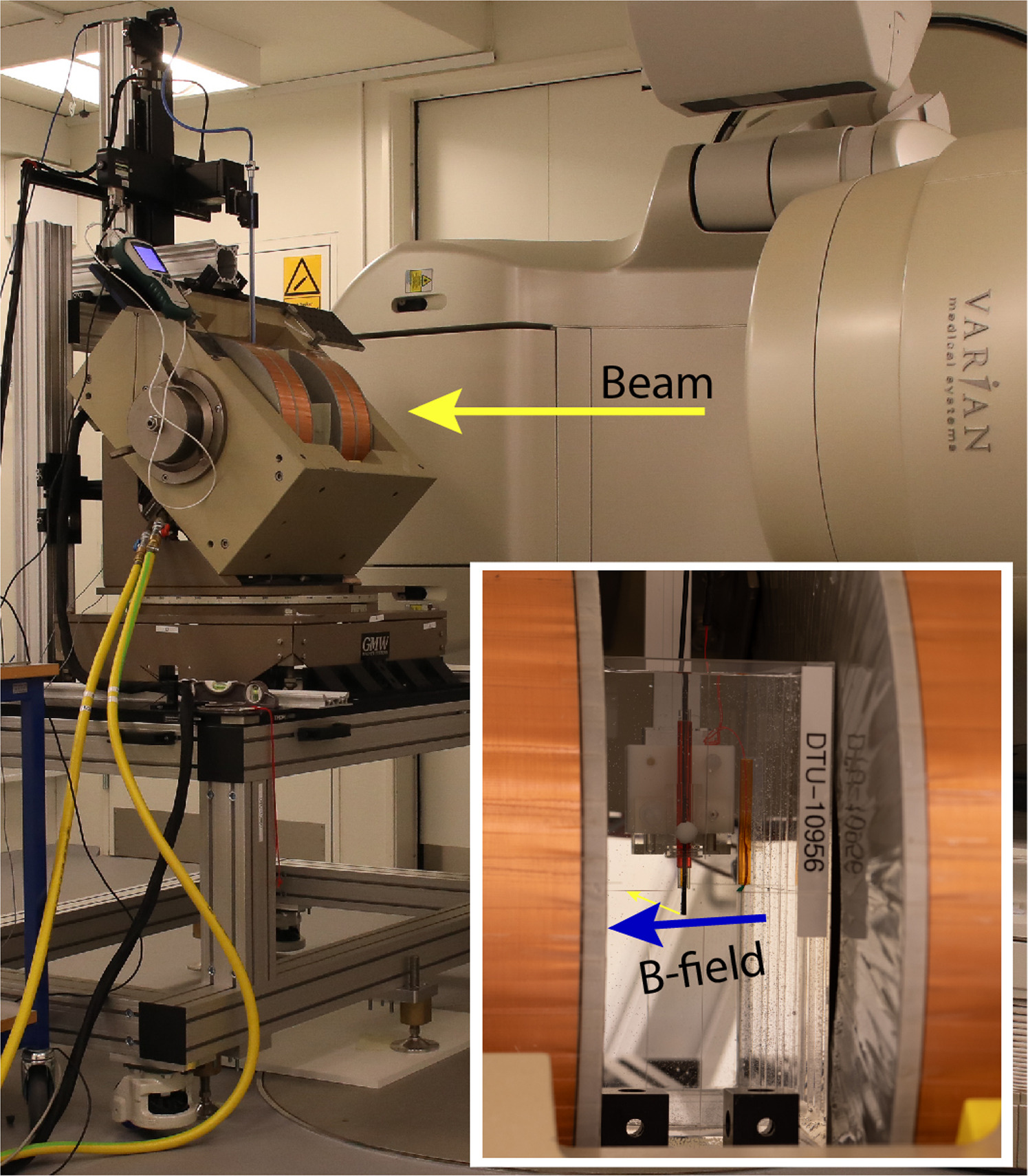 field influence on the light yield from fibercoupled BCF60