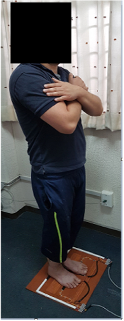 Portable electronic device to assess the human balance using a minimum ...