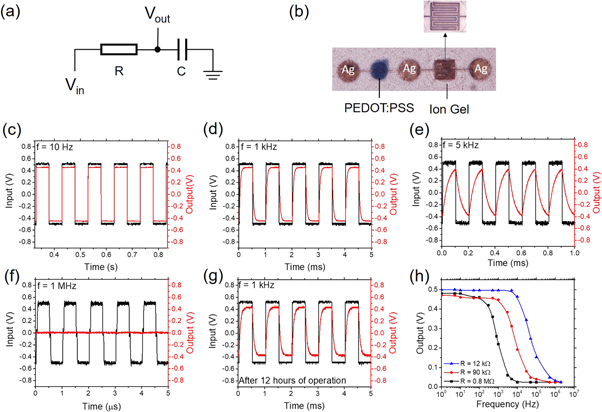 Self-aligned inkjet printing of resistors and low-pass resistor ...