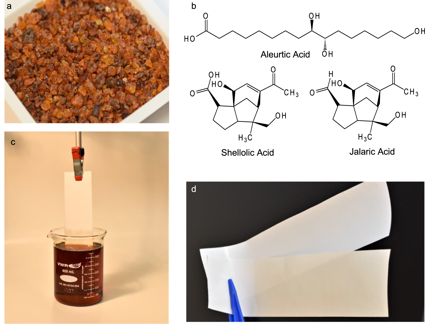 Shellac-paper composite as a green substrate for printed electronics ...