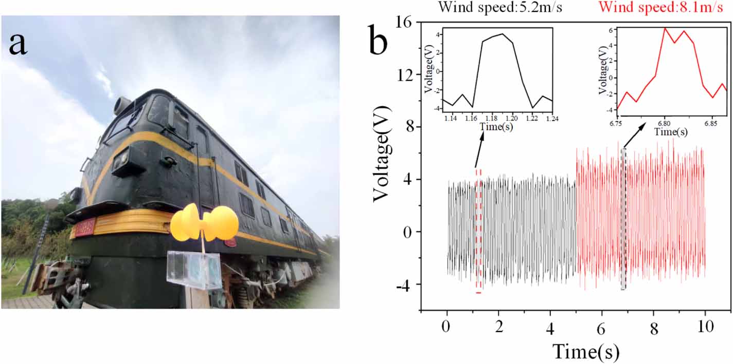 Flexible self-powered triboelectric nanogenerator sensor for wind speed ...