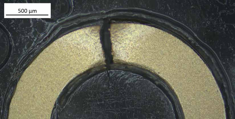 Stretchable printed circuit boards using a silicone substrate of ...