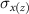 $\sigma_{x(z)}$
