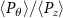 $\langle P_\theta\rangle/\langle P_{z}\rangle$