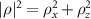 $|{\rho}|^2 = \rho_{x}^2 + \rho_{z}^2$
