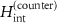 $H_\text{int}^{\text{(counter)}}$