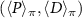 $(\langle P\rangle_\pi, \langle D\rangle_\pi)$