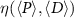 $\eta(\langle P\rangle, \langle D\rangle)$