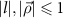 $|l|, |\vec{\rho}| \unicode{x2A7D} 1$