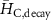 $\bar{H}_{\text{C},\text{decay}}$