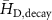 $\bar{H}_{\text{D},\text{decay}}$