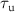 $\tau_\text{u}$