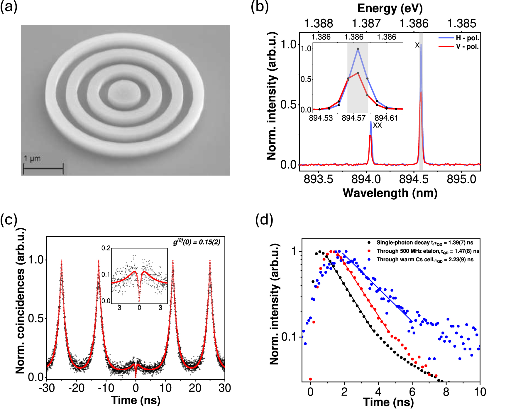 Storage of single photons from a semiconductor quantum dot in a room ...