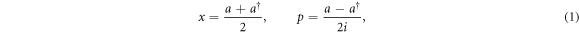Equation (1)