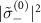 $|\tilde{\sigma}_{-}^{(0)}|^2$