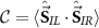 $\mathcal{C} = \langle \hat{\vec{\textbf{S}}}_{IL}\cdot\hat{\vec{\textbf{S}}}_{IR} \rangle$